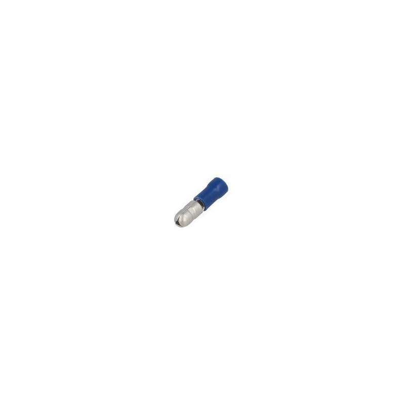 Blue Isolated male Round Terminal (1.5-2.5mm²) Ø5.0mm