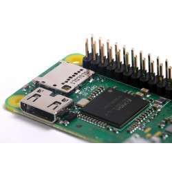 Raspberry Pi Zero 1GHz 512MB with WiFi + Bluetooth 4.1 + soldered 40pin connector - Raspberry Pi Zero WH