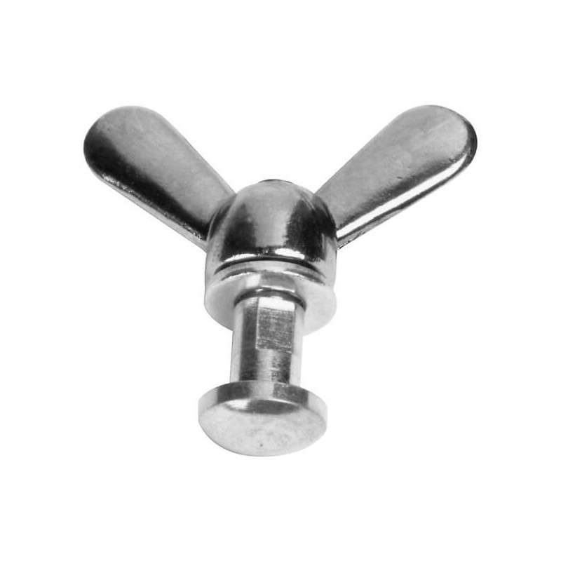 Screw with wing nut, for DV base