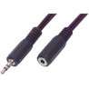 Jack Cable 3.5mm Male - Jack 3.5mm Female Stereo (1.8 mts)