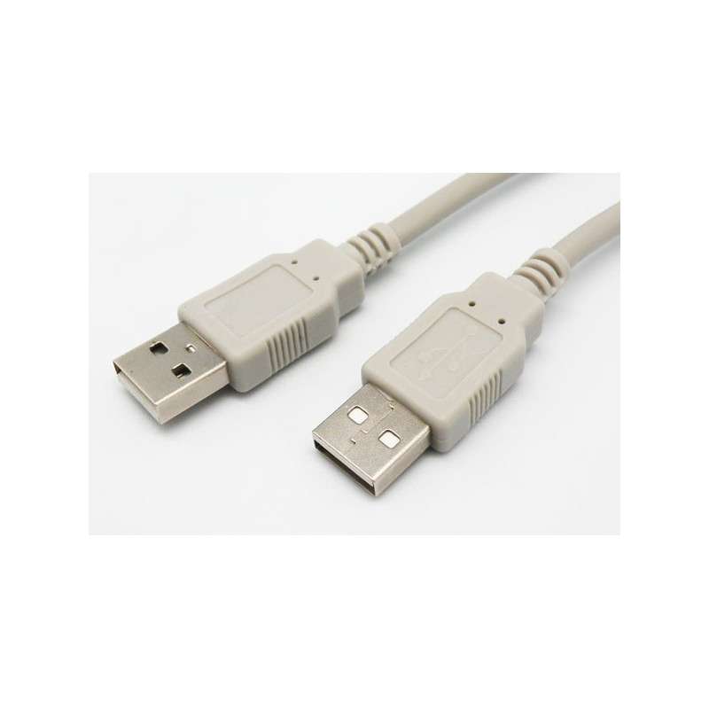 CABO USB 2.0 TIPO A MACHO - A MACHO, 1.8m