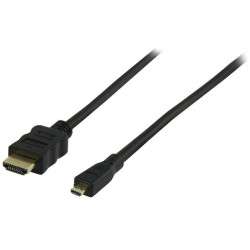 Micro HDMI - HDMI V1.4 - 1.5m - BLACK