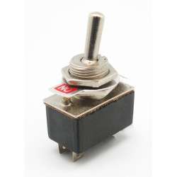 Toggle switch two positions - ON-OFF - 120VAC 4A (2-pin) 