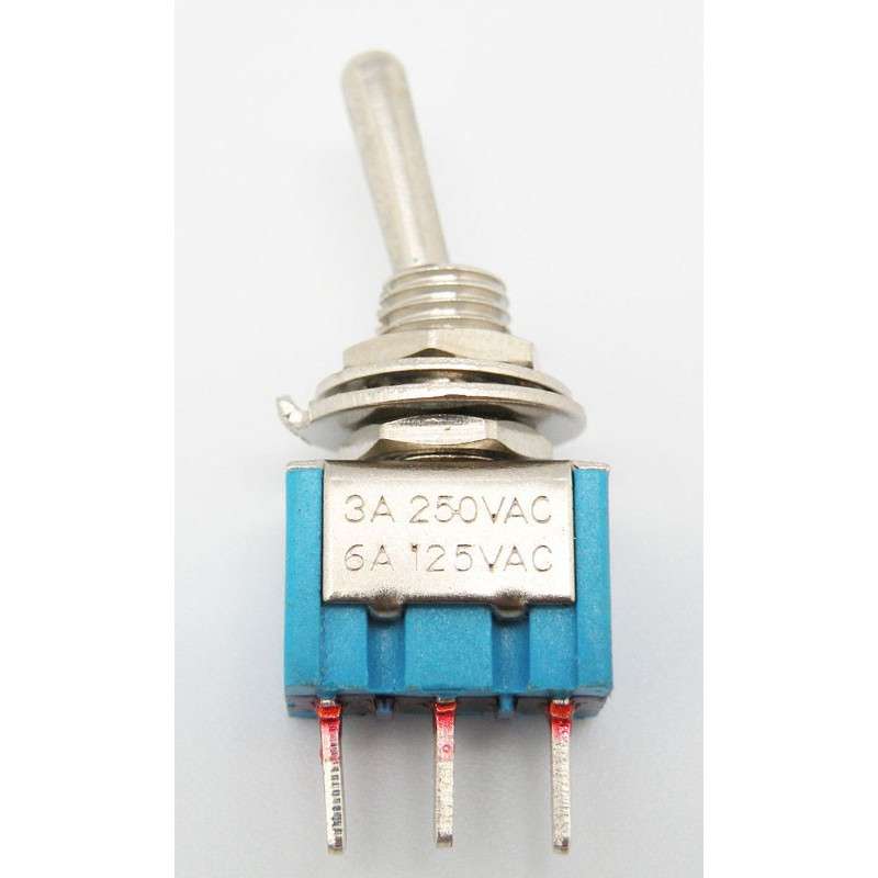 Toggle switch two positions - ON-ON - 250VAC 3A (3-pin) for C.I