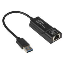 Adaptador rede ethernet USB  - RJ45 10/100/1000Mbps