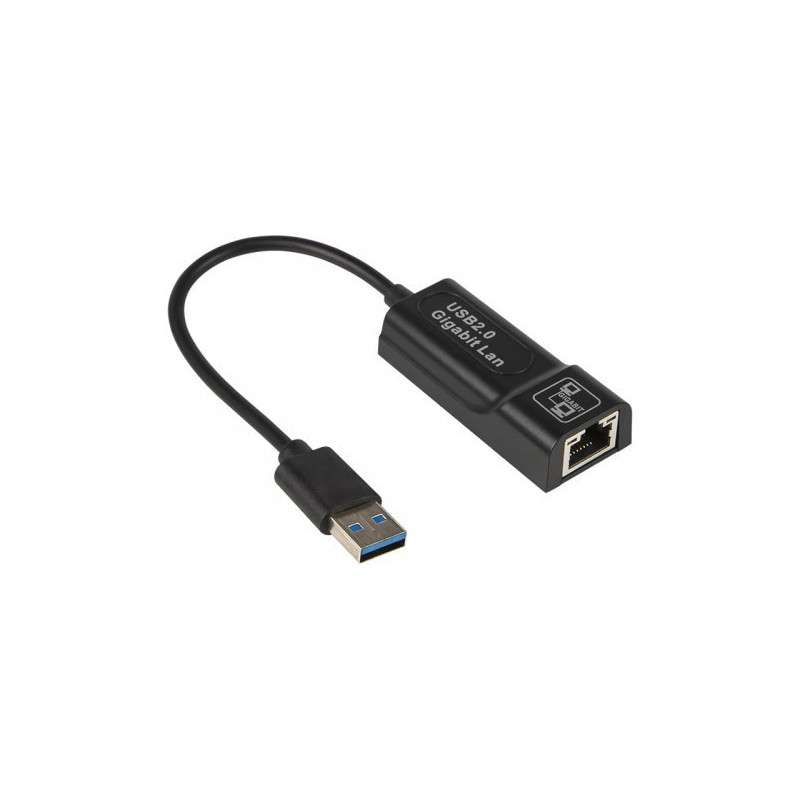 Adaptador de red ethernet USB  - RJ45 10/100 / 1000Mbps