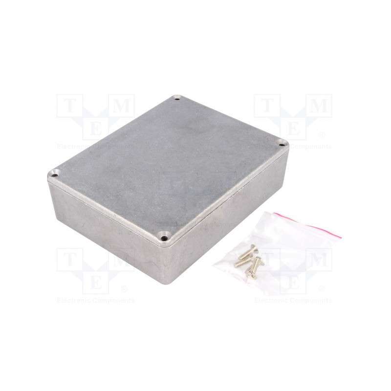 Caixa em alumínio 119x94x30mm cinza - Hammond 1590BB