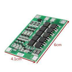 4S/40AMP. PCB BMS LITHIUM 18650 BATTERY CHARGER WITH BALANCE 14.8V-16.8V