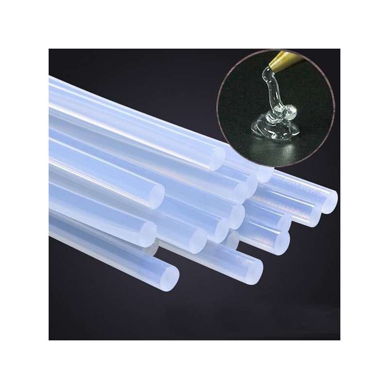 Pegamento pistola  caliente - 1 tubo transparente Ø11x300mm