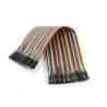 Conjunto de 40 cables de conexión hembra-hembra Dupont - 200 mm