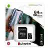 Memory Card 64GB MicroSD SDCS2 100 MB/s (Clase 10) - Kingston