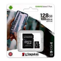 Memory Card 128GB MicroSD SDCS2 100 MB/s (Clase 10) - Kingston Technology Canvas Select
