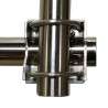 TAGRA S-3070 Double arm for turret or mast INOX