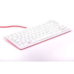 Raspberry Pi USB Keyboard red / white with USB HUB - PT version - official Raspberry Pi