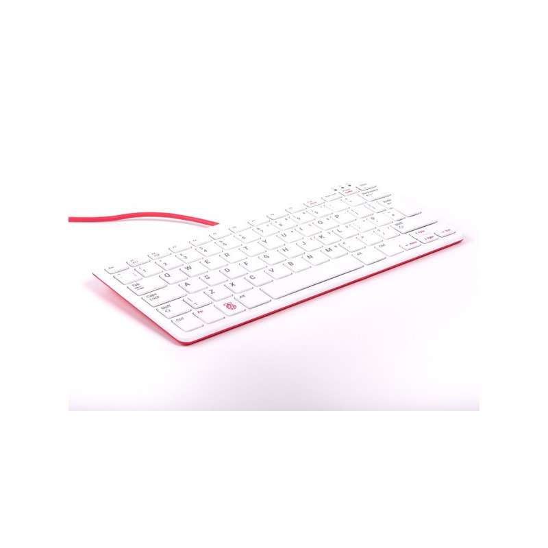 Raspberry Pi USB Keyboard red / white with USB HUB - PT version - official Raspberry Pi