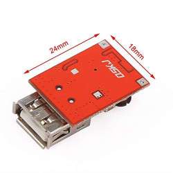 MODULE DC-DC STEP-UP 3V TO 5V 1AMP. USB TO CHARGE MOBILE, MP3, MP4, ETC