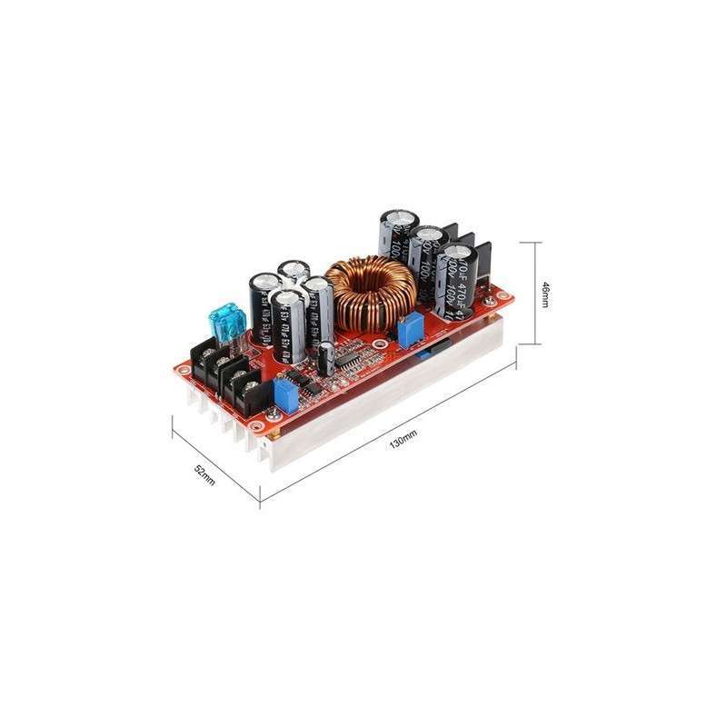 Convertidor DC/DC 10-60V (IN) - 12-83 VDC (OUT) 20A step up
