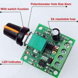 MODULO CONTROL VELOCIDAD DC1.8V/3V/5V/6V/12V/2AMP. 1803BK