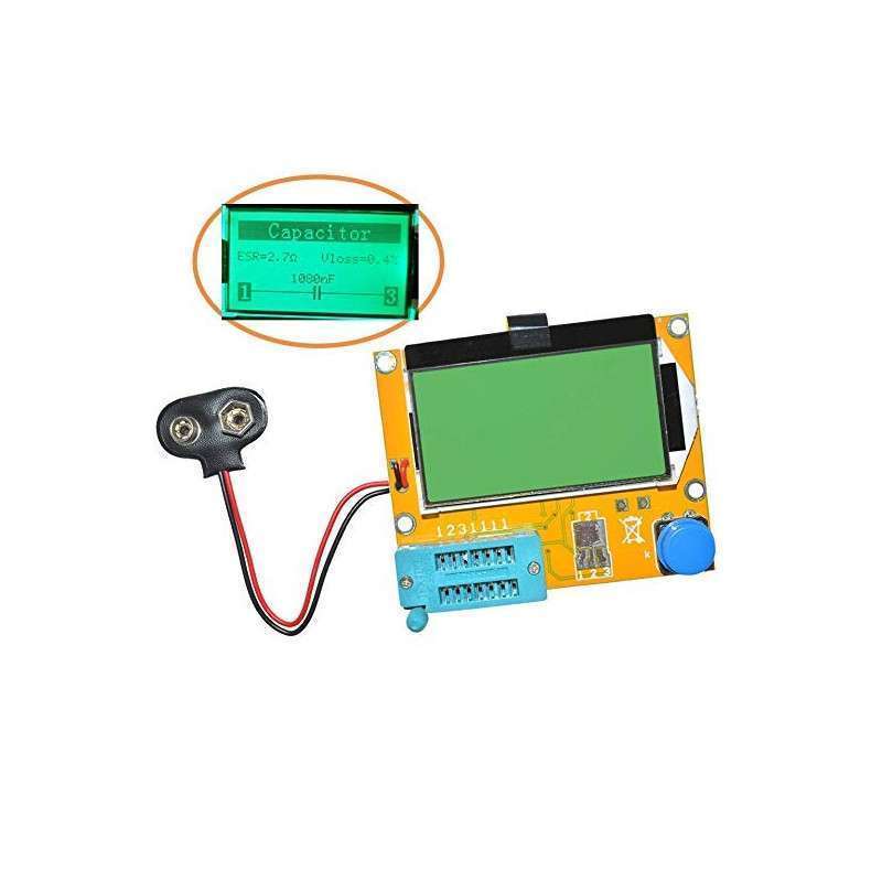 LCR-T4 ESR SCR TESTER WITH LCD12864 FOR DIODE TRIOD CAPACITANCE SCR INDUCTANCE