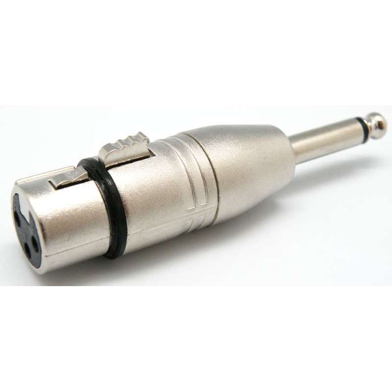 6.4mm Jack Mono a 3p XLR Hembra