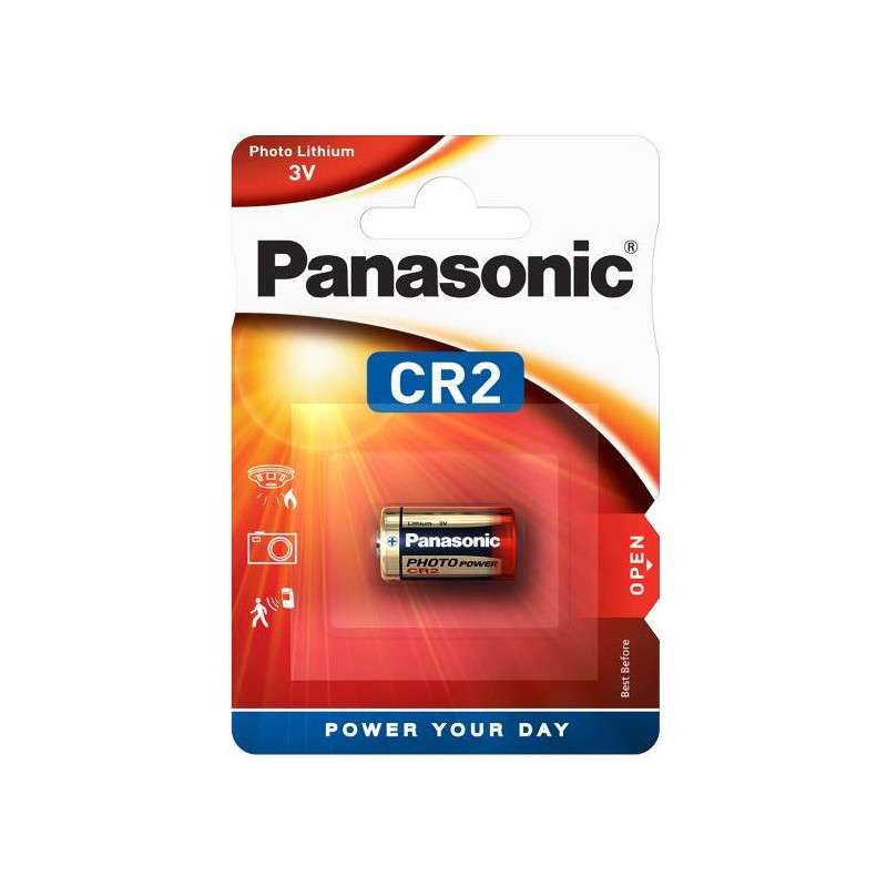 Batería de litio CR2 3.0V LiMnO2 - Panasonic