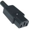 Plug IEC C13 (female) 3pin 10A 250V
