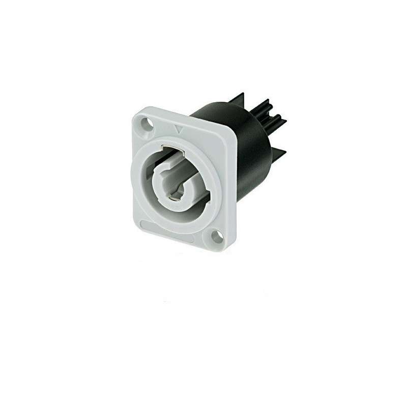 POWERCON CHASSIS FEMALE CONNECTOR (WHITE) 20A