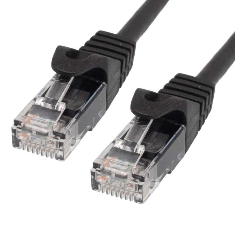 Cabo Cat.6A UTP LSZH 100% CU, 26AWG, 5m preto