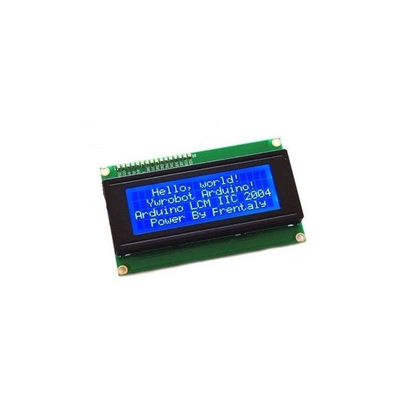 2004 5VDC LCD MODULE WITH DRIVER (20X4 CHARACTERS)  ARDUINO / FUNDUINO