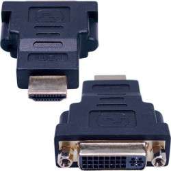VIDEO ADAPTER PC DVI-D SINGLE-LINK FEMALE TO HDMI MALE
