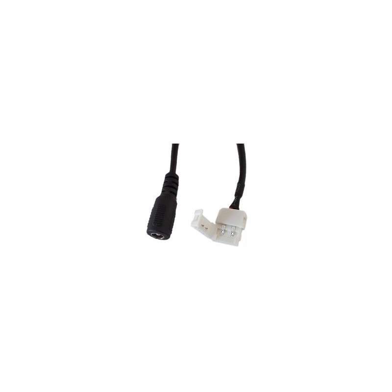Enchufe de CC con cable y conector de 8 mm (SMD 3528/2835) para cinta de LED