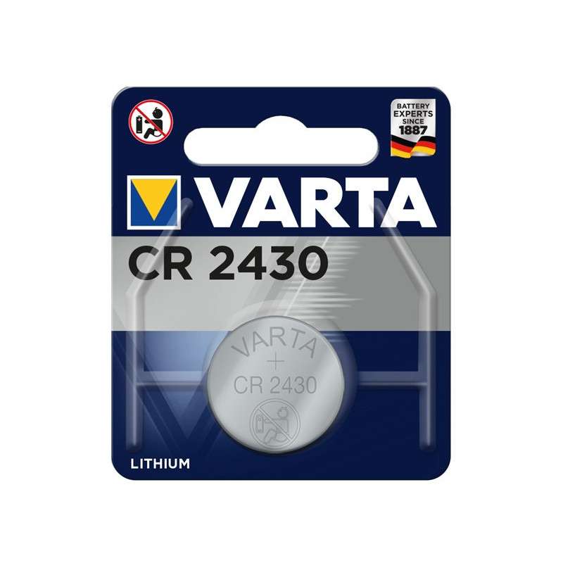 Battery Lithium CR2430 3.0V LiMnO2 - Varta