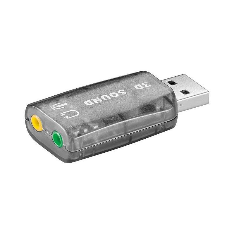 Placa de Som Externa 5.1 3D USB