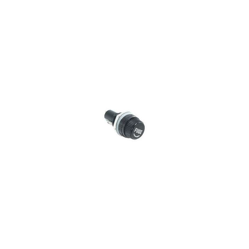 Panel fuse holder for 5x20mm cylindrical fuses