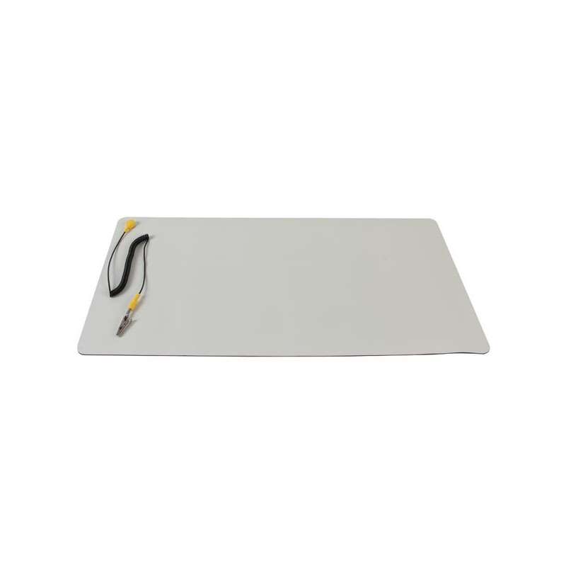 ANTISTATIC DISSIPATIVE MAT WITH GROUNDING CORD - 30 x 55 CM