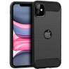 IPhone 11 Case efecto Carbon Preto