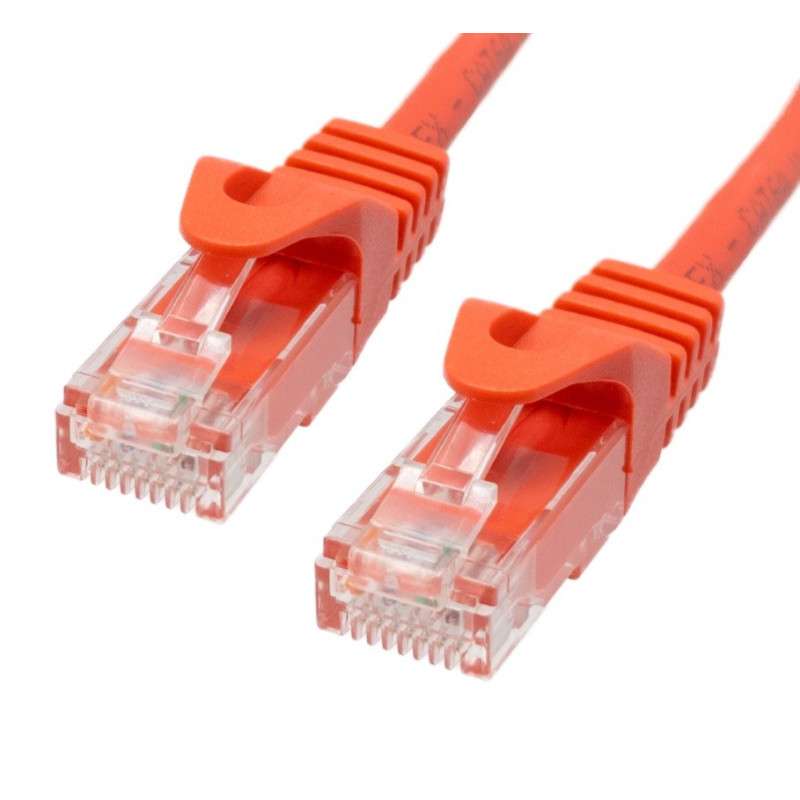 Cable Cat.6A UTP LSZH 100% CU, 26AWG, 1m rojo