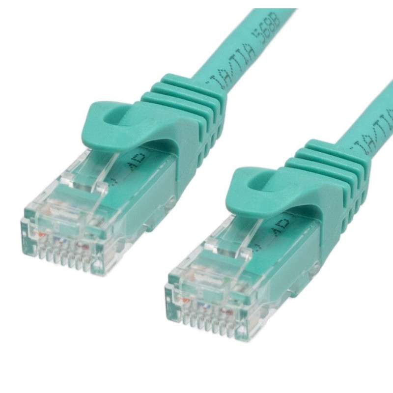 Cable Cat.6A UTP LSZH 100% CU, 26AWG, 1m green