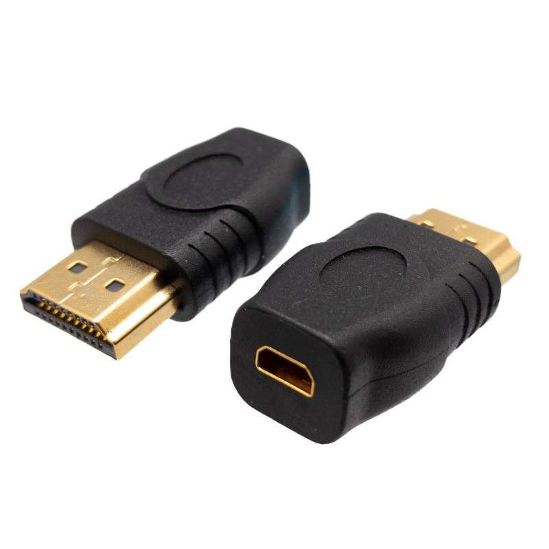 micro HDMI female to HDMI male adapter