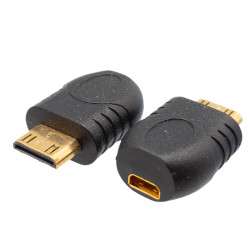 micro HDMI female to mini HDMI male adapter 