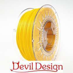 Filamento 3D - PETG de 1.75mm - Amarelo - 1Kg -Devil Design