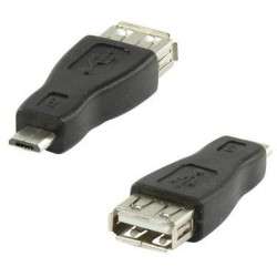 Adaptador USB A Hembra - USB Micro B Macho