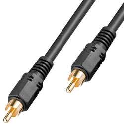 Cable S/PDIF 75 Ohm RCA Male - RCA Male - Coaxial - 5.0m 