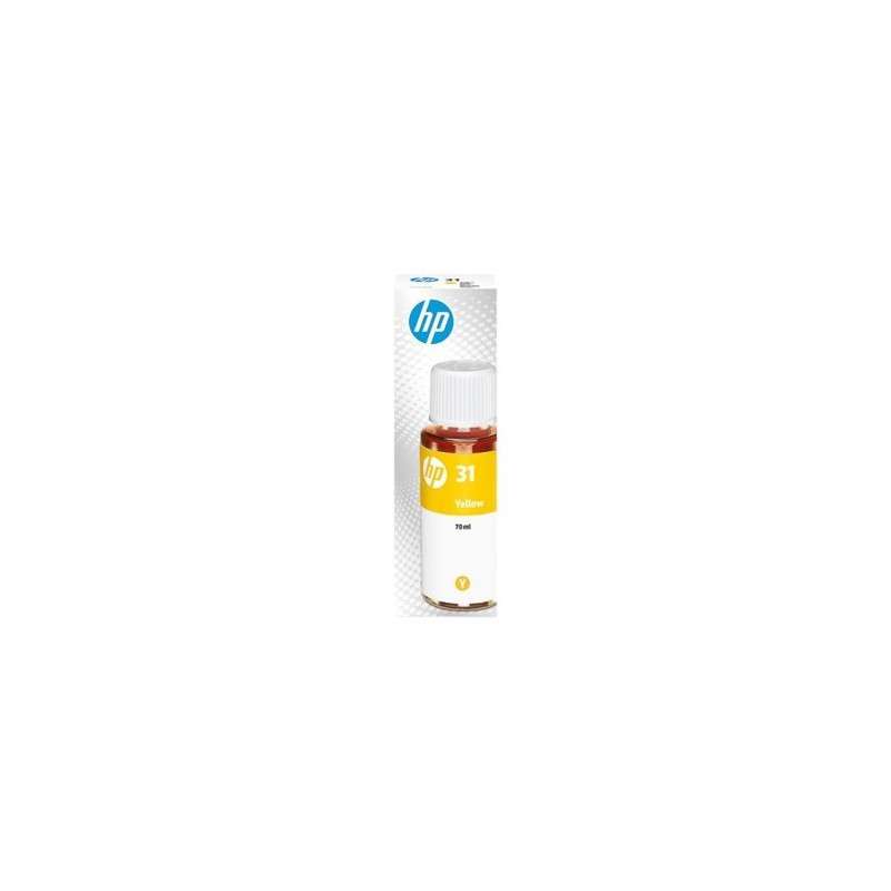 Tinta Original HP 31 Amarelo 70 ml – 1VU28AE
