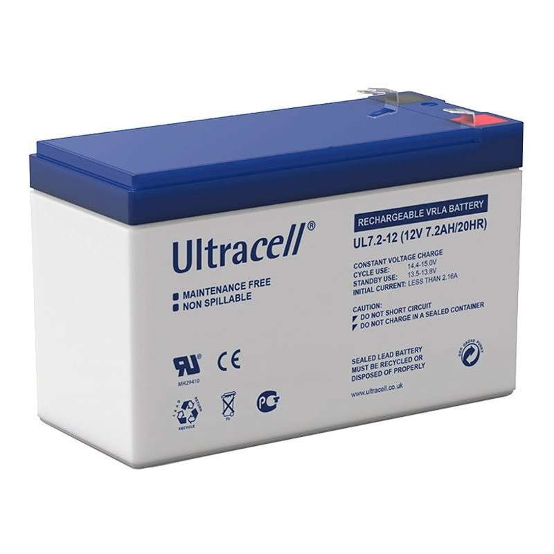 Bateria de Chumbo - 12V 7.2A- Ultracell