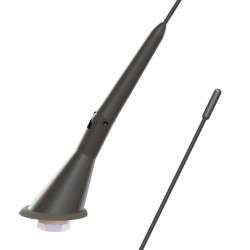 Steelbras AP31686 - Articulated uncharacterized 1/4 wave VHF-UHF mobile antenna 