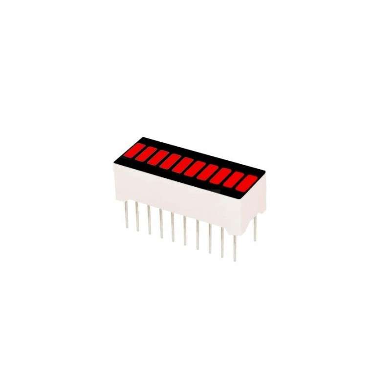 10-segment LED bar indicator Red 20-pin