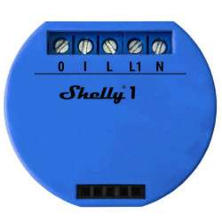Módulo conmutador para automatización Wifi 110 / 230VAC - 12VDC - 30-50VDC - 16A - Shelly 1