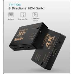 Conmutador HDMI 4K 3X1 (3IN-1OUT) 